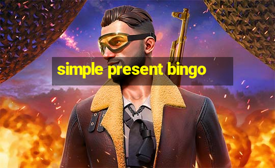 simple present bingo