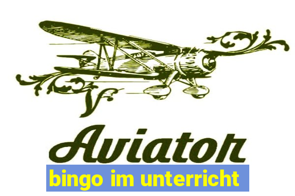 bingo im unterricht