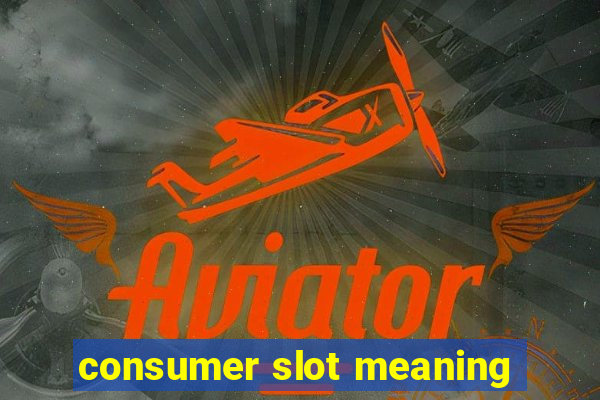 consumer slot meaning