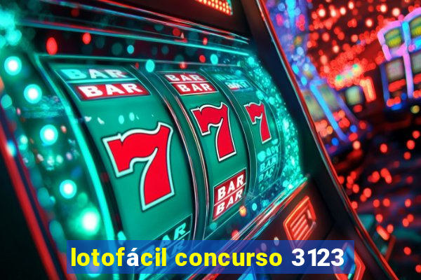 lotofácil concurso 3123