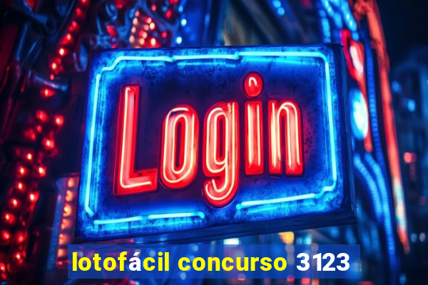 lotofácil concurso 3123