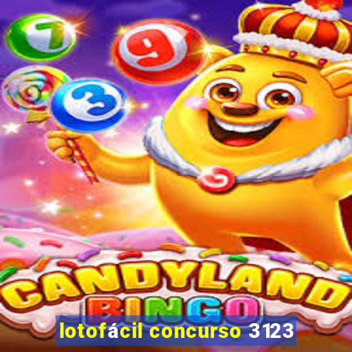 lotofácil concurso 3123