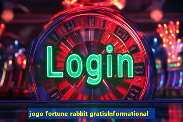 jogo fortune rabbit gratisInformational