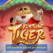 slot machine payout percentages