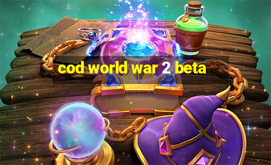 cod world war 2 beta