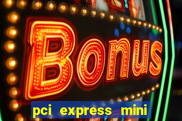 pci express mini card slot