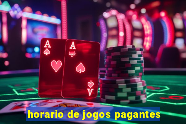 horario de jogos pagantes