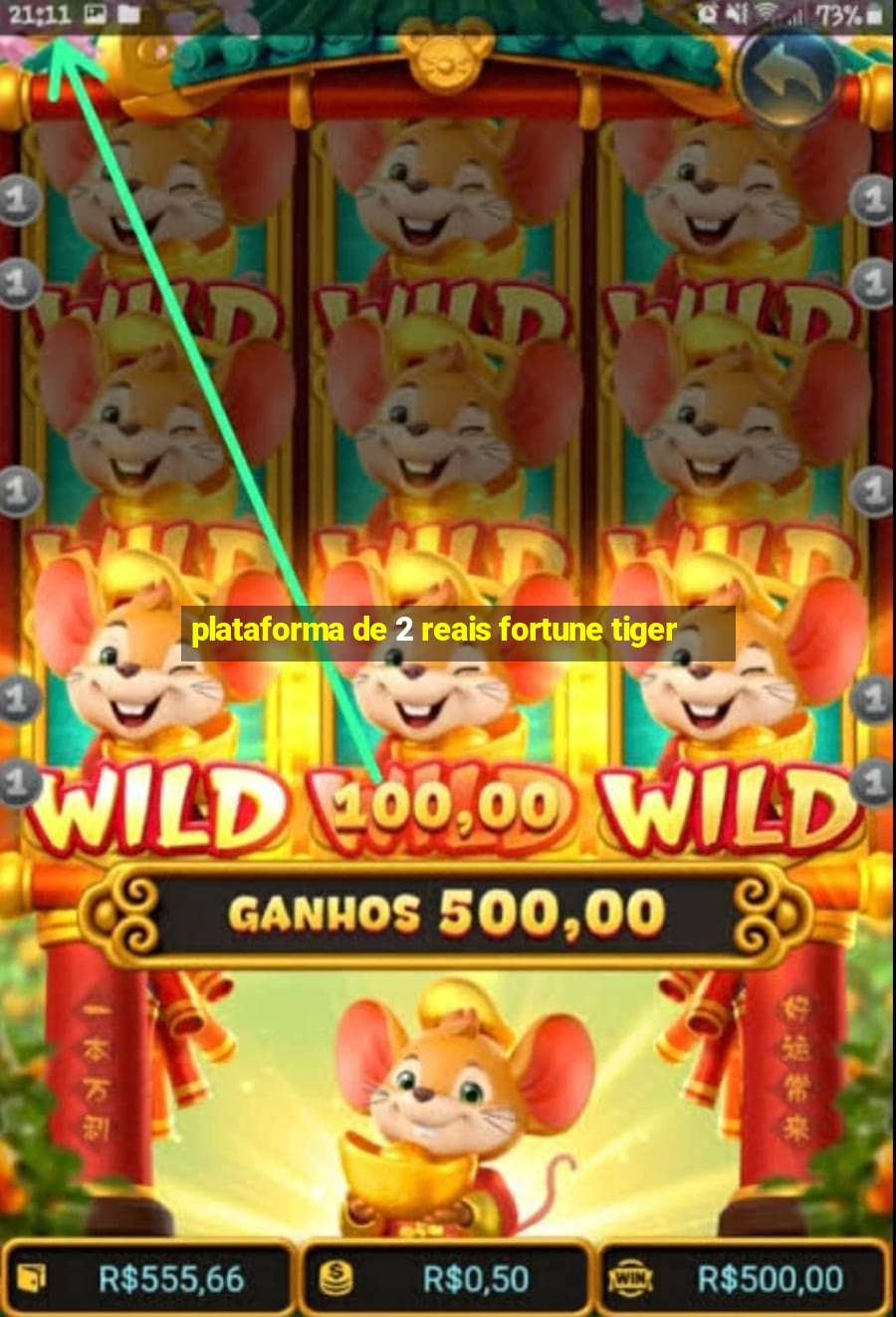 plataforma de 2 reais fortune tiger