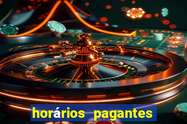 horários pagantes pg soft