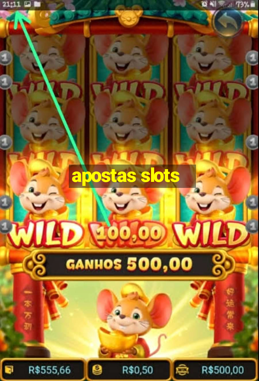 apostas slots