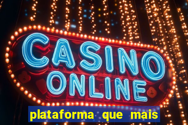 plataforma que mais paga fortune tiger