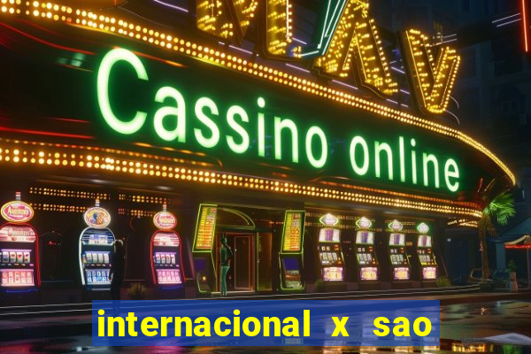 internacional x sao paulo palpite