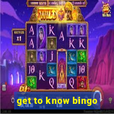 get to know bingo