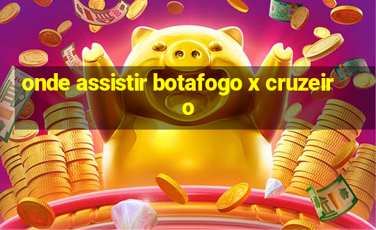 onde assistir botafogo x cruzeiro