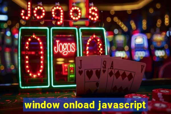 window onload javascript