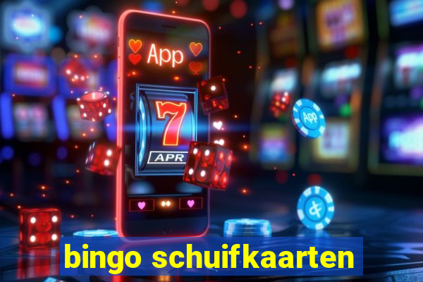 bingo schuifkaarten