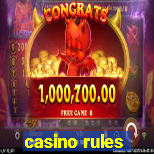 casino rules