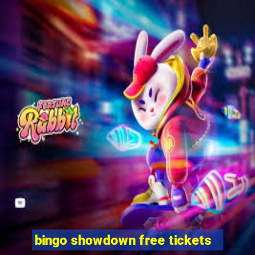 bingo showdown free tickets