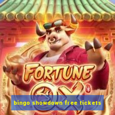 bingo showdown free tickets