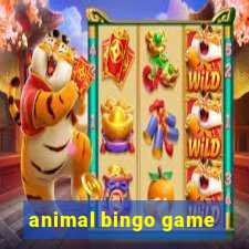 animal bingo game