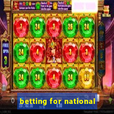 betting for national