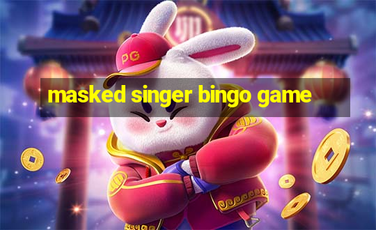 masked singer bingo game