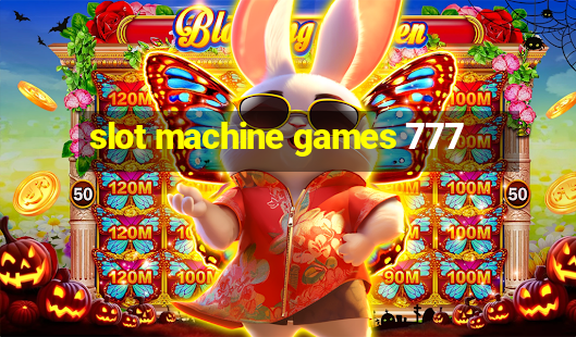 slot machine games 777