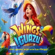 slot gacor winrate tertinggi