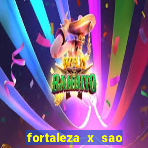 fortaleza x sao paulo palpite