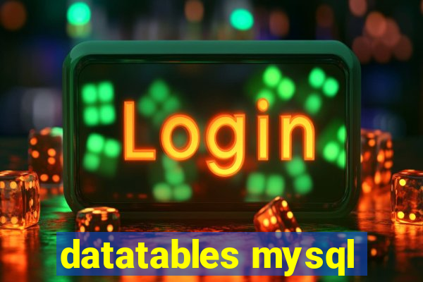 datatables mysql