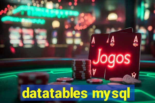 datatables mysql