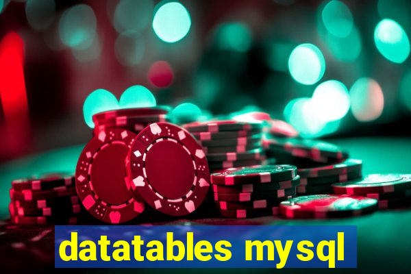 datatables mysql