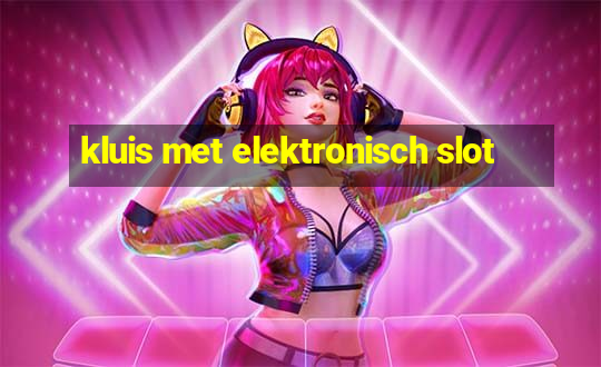 kluis met elektronisch slot