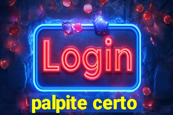 palpite certo