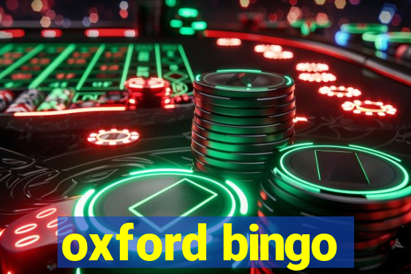 oxford bingo