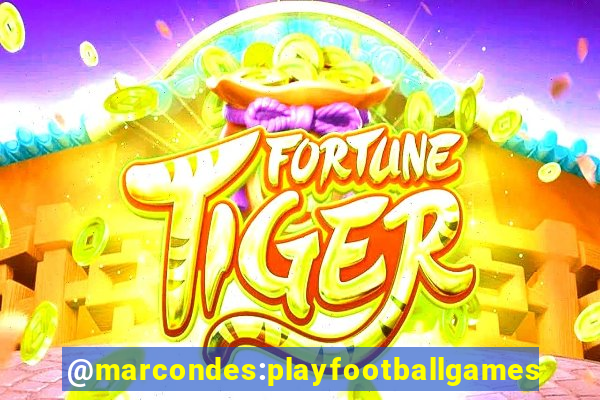 @marcondes:playfootballgames bingo football