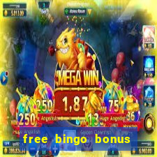 free bingo bonus money no deposit required