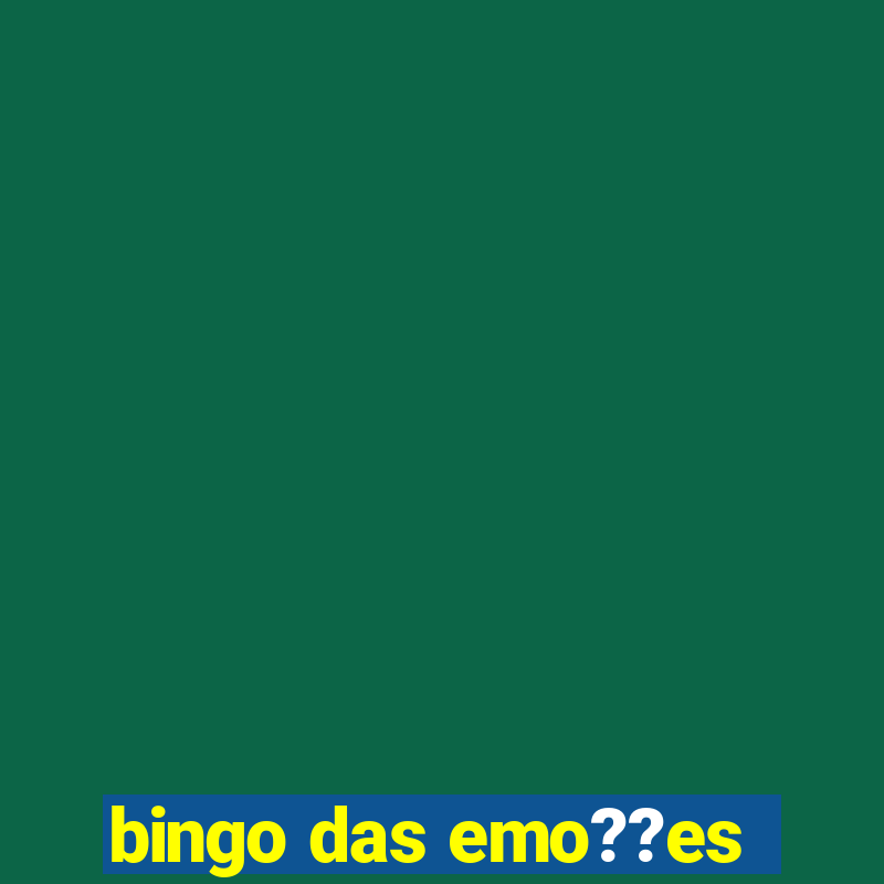 bingo das emo??es