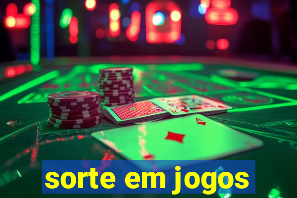 sorte em jogos