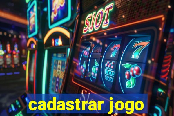 cadastrar jogo