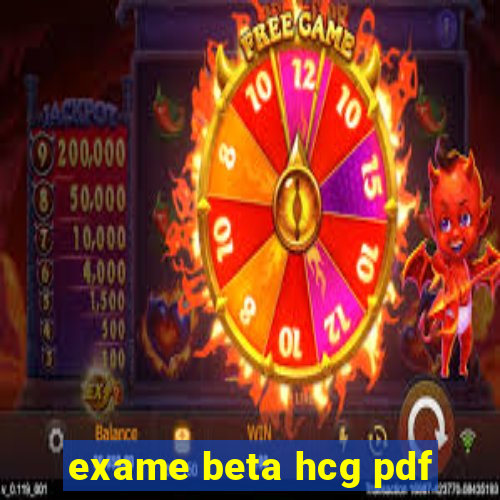 exame beta hcg pdf