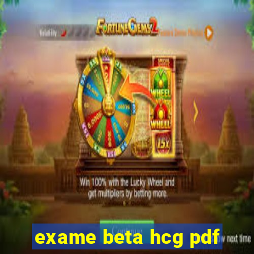 exame beta hcg pdf