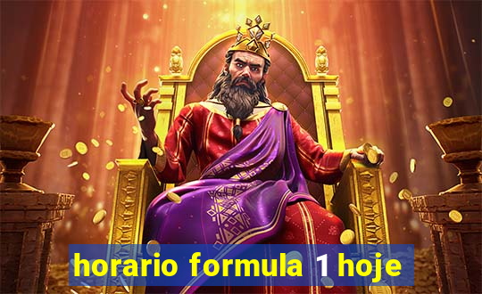 horario formula 1 hoje