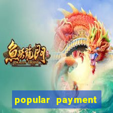 popular payment methods online casinos