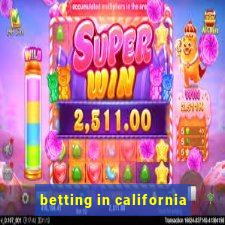 betting in california