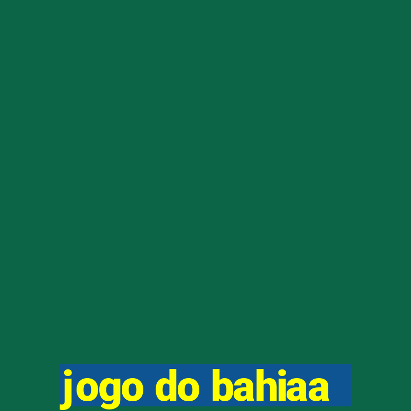 jogo do bahiaa