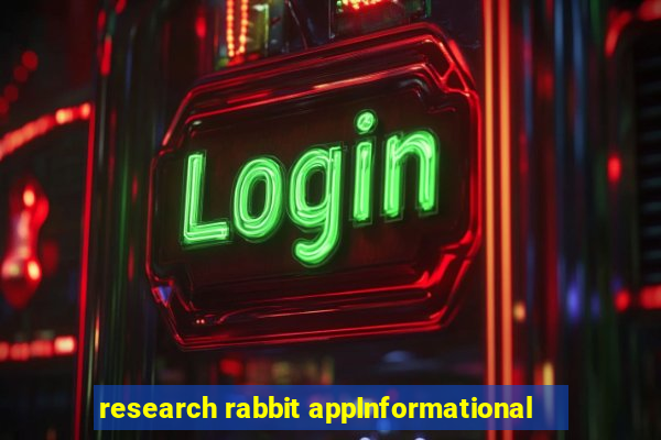 research rabbit appInformational