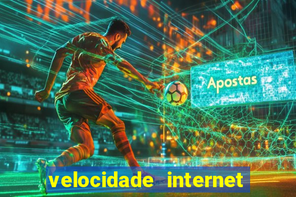 velocidade internet para jogar online