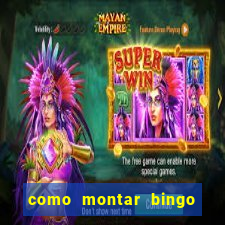 como montar bingo brinquedos toia