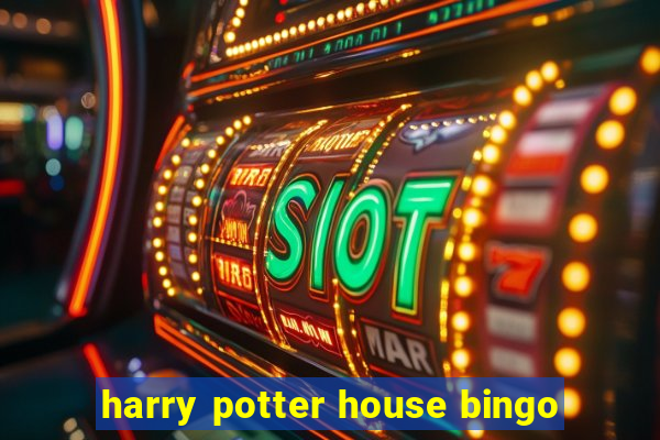 harry potter house bingo